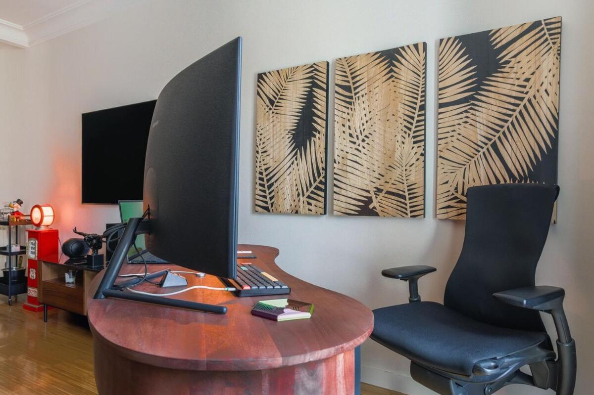 100m2 Designer Gem - Ac - Pro Desk - Prime Area Apartamento *